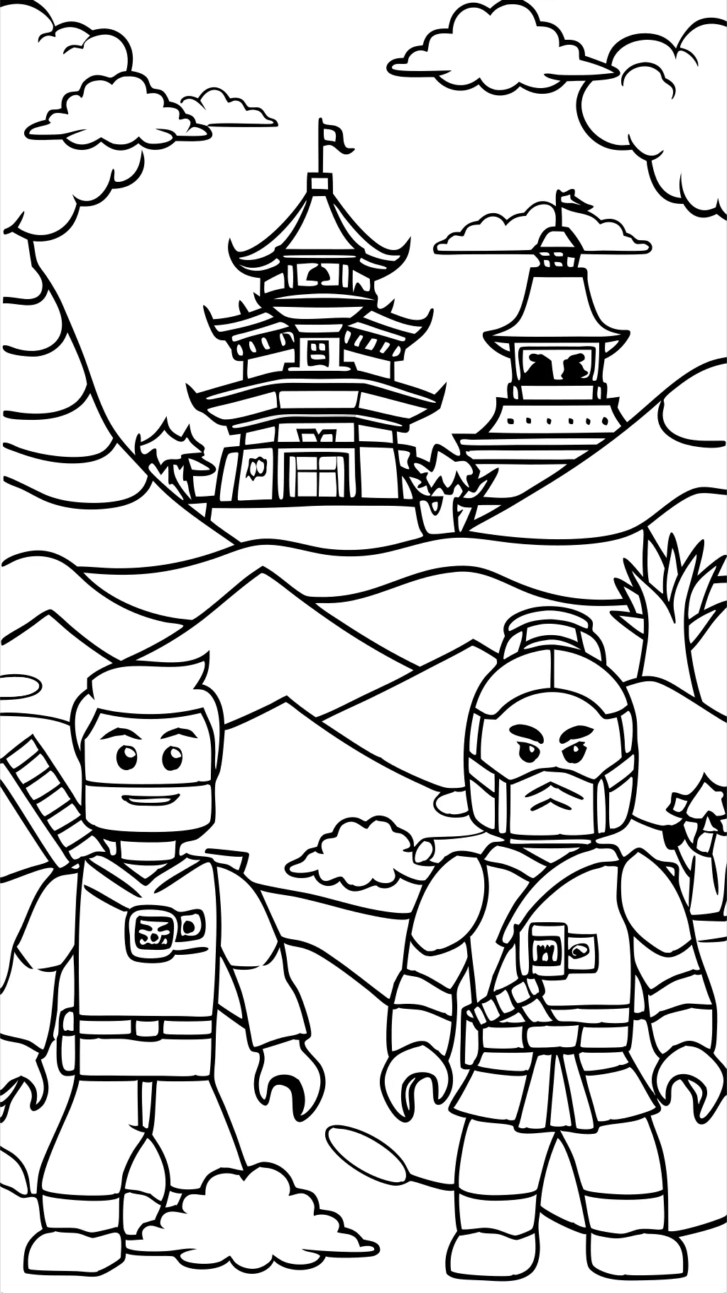 ninjago coloring pages